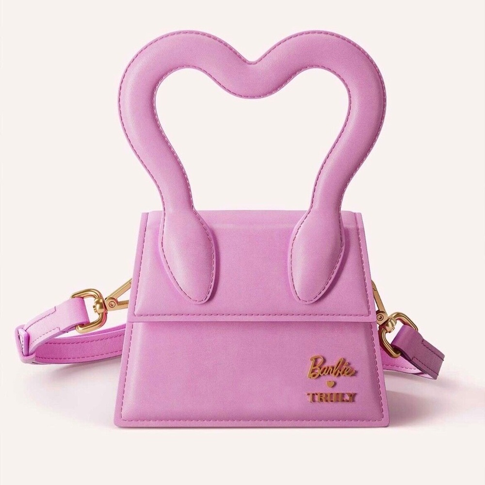 TRULY Pink Mini Bag with Heart Handle